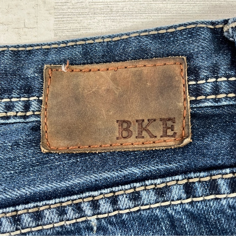 BKE Men’s Tyler 100% Cotton Denim Jeans Size 36X30 Straight Leg Regular Fit - Picture 10 of 11
